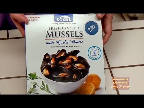 Fresh Cooked Mussels with Garlic Butter