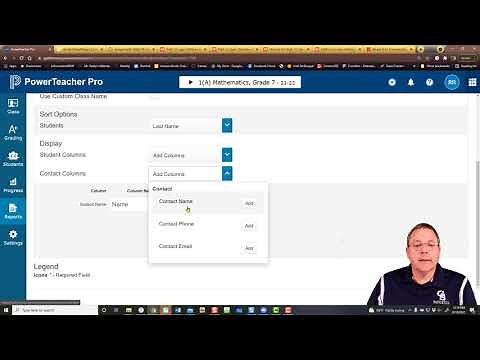 PowerSchool #10 - Printing Rosters