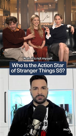 WatchMojo on Instagram: "Who got the most action in Stranger Things 5? #strangerthings #interview #celeb"