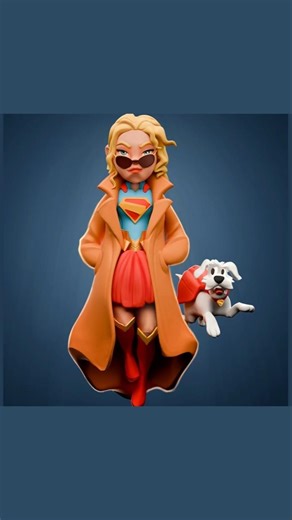 Sculpting Supergirl - Milly Alcock