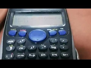 How to reset Casio FX-96SG PLUS Calculator