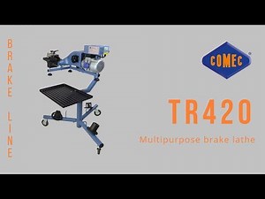 Multipurpose brake lathe TR420 - Comec