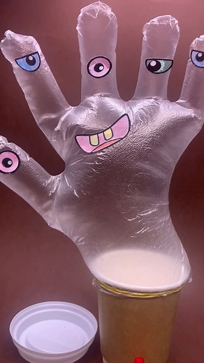 10K views | Get ready to create a hilarious inflatable glove monster!...