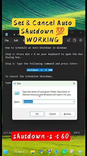 Windows Auto Shutdown Tutorial