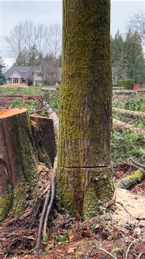 THIS TREE MADE A SPLASH!! #trees #treeremoval #logging #logger #treeexpert #chainsaw #snohomishtreecompany #husqvarna #treeserv https://amzn.to/3XlNm1k | FoodHood
