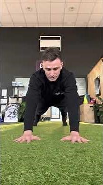 CKC Shoulder stability exercise - top plank varied hand position isometric holds