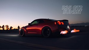 Chasing Nick’s R35 GTR at Sunset | Godzilla in 4K