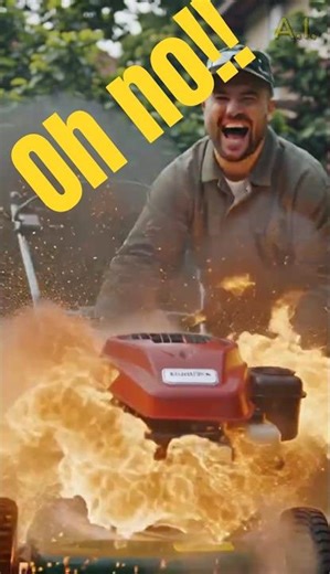 How NOT to Work on a Lawnmower Engine #AI #diy #safety #backyardmechanic