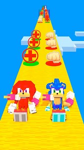 Punch Run Sonic Vs Knuckles | Sethz Gaming