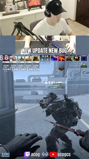 that caught me off guard 😂 twitch: acog #cs2 #counterstrike2 #csgo #twitch #streamer #counterstrike