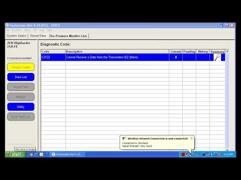 Replace Broken TPMS Sensor and Add New TPMS Sensor in Toyota Lexus or Scion w/ TechStream TIS