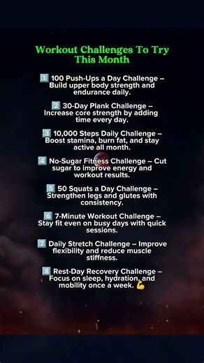 Workout Challenges to Try This Month