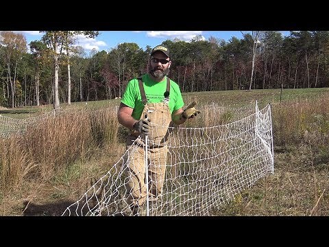Electric Poultry Netting Explained..How does it work? Is it worth the $$$...Will it hold the Goats?