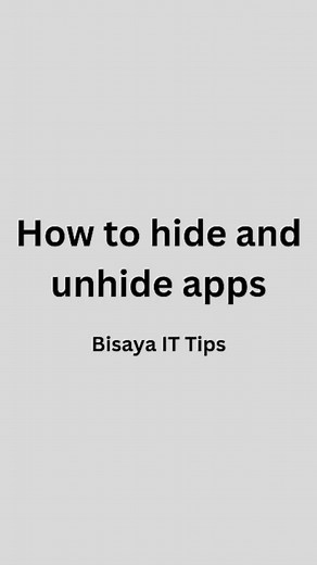 How to Hide and Unhide Apps on Android Devices