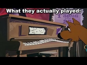 Pianos are Never Animated Correctly... (Scooby Doo)