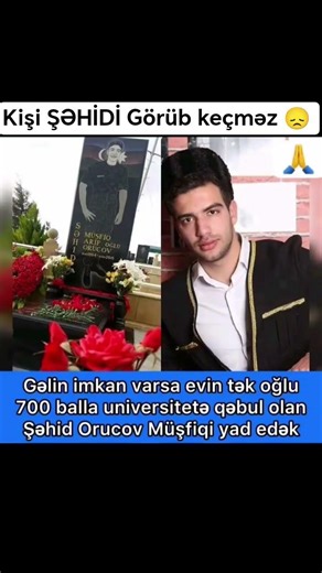 Görün necə oğullar ŞƏHİD verdik 🥀☝️😥 #ŞƏHİDLƏRÖLMƏZ#QƏHRƏMAN #rəhmət #elesin #şəhidlərölməz