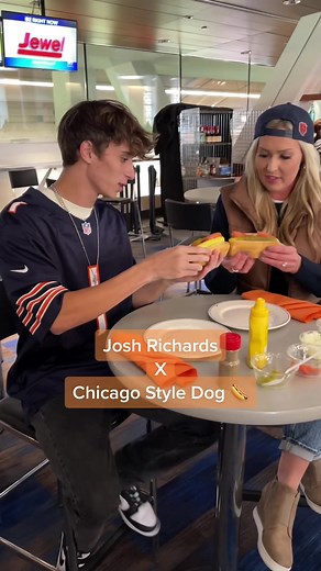 Chicago Style Hot Dog Taste Test with Josh Richards | Food TikTok