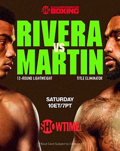 10K views · 195 reactions | ⚠️ 홄홏'홎 #홍홄홑홀홍혼홈혼홍홏홄홉 홁홄홂홃홏 홒홀홀홆 ⚠️ We're ending 2022 with a BANG as unbeaten contenders Michel Rivera and Frank Martin battle in a WBA lightweight title eliminator this Saturday on Showtime Boxing. #RiveraMartin Fight Details: https://pbcham.ps/FightNight-121722 | Premier Boxing Champions | Facebook