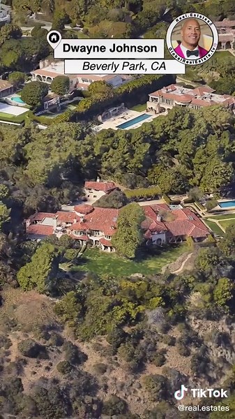 Dwayne Johnson’s mansion in Beverly Park, California worth $30 million! #dwaynejohnson #therock #blackadam #fyp #foryou #foryoupage #celebrity #mansion #realestate #california #LA #actor #fastandfurious #hollywood