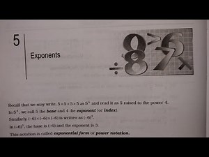 Class7 (RS Aggarwal) | Chapter 5 (Exponents) | Basics Introduction with examples | CBSE