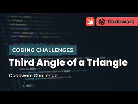 Swift Coding Challenges | Codewars - Third Angle of a Triangle [ENGLISH]