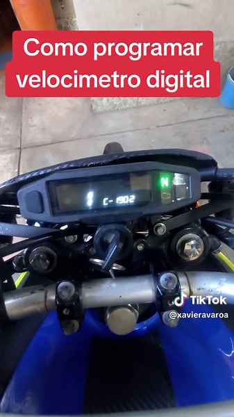 Programación de Velocímetro Digital en Moto: Guía Paso a Paso