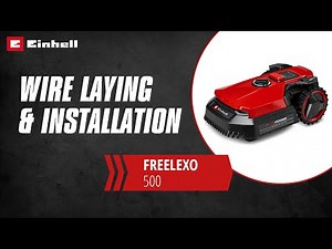 Wire laying & installation of FREELEXO 500 | Einhell Service