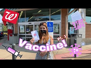 Getting Vaccine at Walgreens! (mini vlog/part 1)