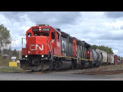 Local Tran CN 537 Working at the Caledonia Industrial Park on CN Humphrey Spur near Moncton, NB