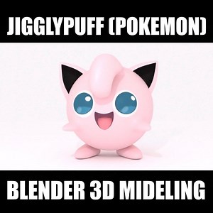 3.8K views · 61 reactions | Jigglypuff (Pokemon) - Blender 3D Modeling Source: TheGreens | 3Dsmax Render | Facebook