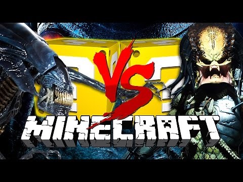 Minecraft: AVP LUCKY BLOCK CHALLENGE | PREDATOR INVASION!!