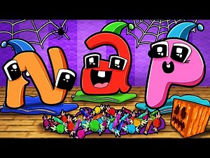 BABY ALPHABET LORE SLEEPOVER! (Minecraft)