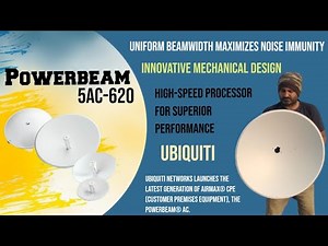 Review And Unboxing Of Ubnt Powerbeam 5ac 620 For Ptp And Ptmp Bandwidth Distribution