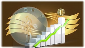 Chart, Bitcoin, Currency. Free Stock Video