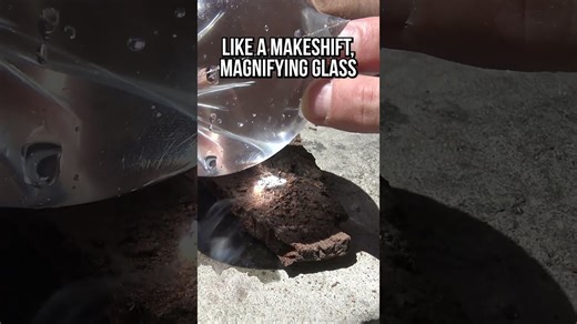 A surprising method to start fire using only water