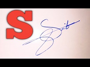 S latter different name signature // S name signature style simple // how to sign the letter S?