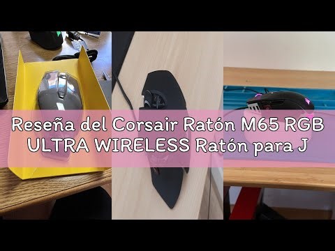 Reseña del Corsair Ratón M65 RGB ULTRA WIRELESS Ratón para Juegos FPS Ajustable - 26.000 DPI - Inalá
