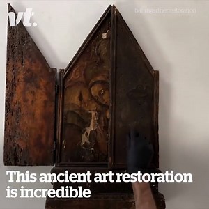 This art restoration is so satisfying to watch 😍 | Craft Factory