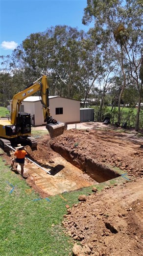 8.4K views · 48 reactions | It’s officially pool dig day! A huge thank you to the outstanding team at Curtis Coast Excavators. The foundation of our projects start with them, and their skills set us up for success every single time. We truly couldn’t do it without them! #nexuspoolsgladstone #nexuspools #curtiscoastexcavators #poolsinqld #digday #pooldig | Nexus Pools Gladstone | Facebook