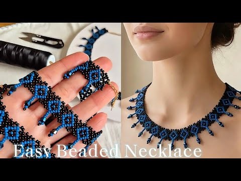 How to Make a Beaded Necklace (Preciosa Seed Beads) ✨ Beginner Friendly
