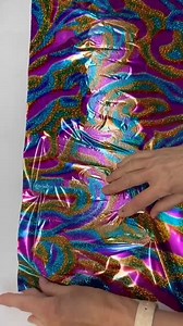 736K views · 8.5K reactions | Who else loves our Groovy Kalidescope foil??  睊 ✨  #ArtisticPaintingStudio #transferfoil #diycrafts #metallicfoils #foils #groovy | Artistic Painting Studio | Facebook