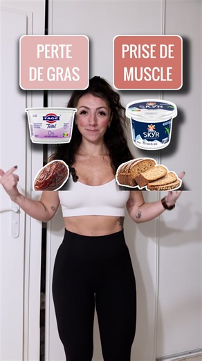 Avant de scroller… lis bien ça 👇 👉 C’est quoi TON objectif en ce moment ? Perdre du gras, prendre du muscle… ou un mix des deux ? Dis-le-moi en commentaire 💬🤍 Petit rappel important (et non négociable) : ➡️ Aucun aliment n’est interdit. Que ton objectif soit la perte de gras ou la prise de muscle, tout est une question de stratégie, pas de restriction. Cette journée est juste un exemple, et surtout l’occasion de t’expliquer la logique derrière 👀 🔎 En perte de gras Le but, c’est un déficit 