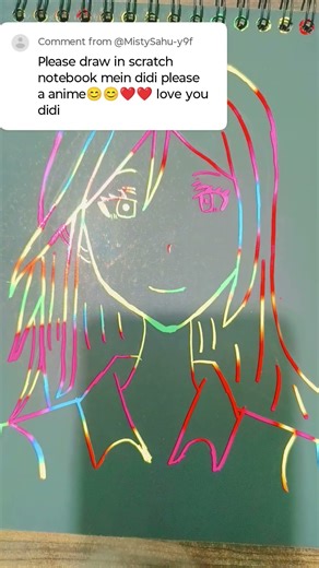 #anime#drawing#😊#in#scratch#notebook#shorts
