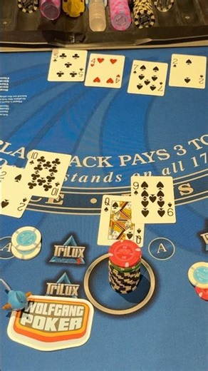 SO CLOSE TO LOSING THIS BIG BET #shorts #blackjack #casino