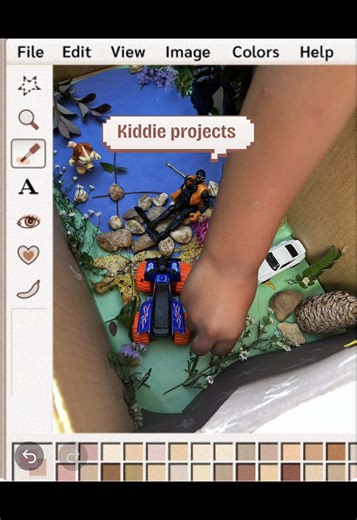 DIY ecosystem🌎#shoeboxecosystem #diyproject #ecosystem