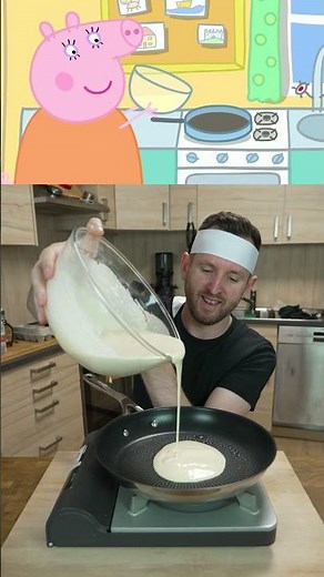 Pancakes from Peppa Pig 🥞🐷#peppapig #pancakes #recipe #asmr