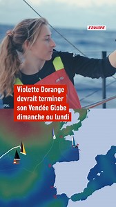 383K views · 10K reactions | Violette Dorange va devenir la plus jeune concurrente de l'histoire à terminer le Vendée Globe, à seulement 23 ans. Elle ne sera toutefois pas la première femme cette année, 4 autres sont déjà arrivées. #voile #vendeeglobe | L'EQUIPE | Facebook