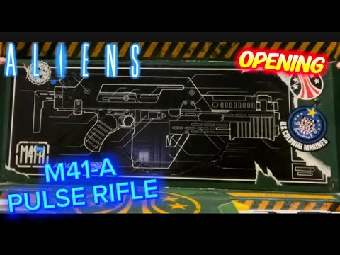 ALIENS M41-A PULSE RIFLE Unboxing. NERF GUN