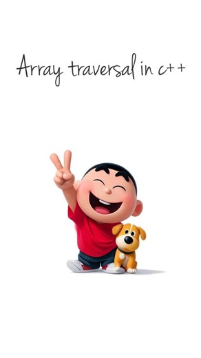 coding_unlocked on Instagram: "Array Basics – Part 8 🧠💻 Traverse arrays in C++ using the same for-loop code 🔁 Learn how a single loop can handle **any array size using length ✍️📦 Understand dynamic traversal logic & reusable code flow Perfect for beginners, exams & clean coding practice 📚⚡ . . . . . . **[ array, traversal, for loop, iteration, index, element, dynamic size, reusable code, one-dimensional array, logic, syntax, C++ ]"