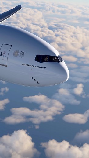 Simulator Skies on Instagram: "Emirates 777-300ER ✈️ #emirates #dubai #777 #boeing #msfs #msfs2020 #clouds #sky #aviation #plane #planes #airplanes #airplane #avgeek #avgeeks #xplane #fly #flying #flight #scenic #beautiful #gorgeous #✈️ #😍 #pilot #airplanelovers #airplanespotting #planeporn #planelovers #planespotting"